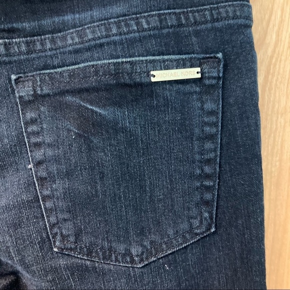 MICHAEL KORS Sz 2 Selma Flare Dark Wash Jeans - Picture 6 of 11